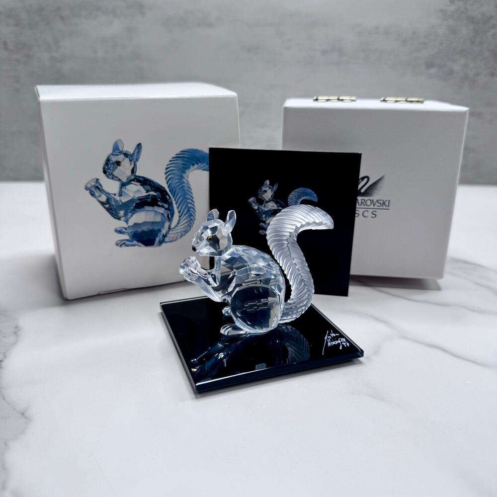 Swarovski | SCS 1997 10th Anniversary Squirrel Figurine